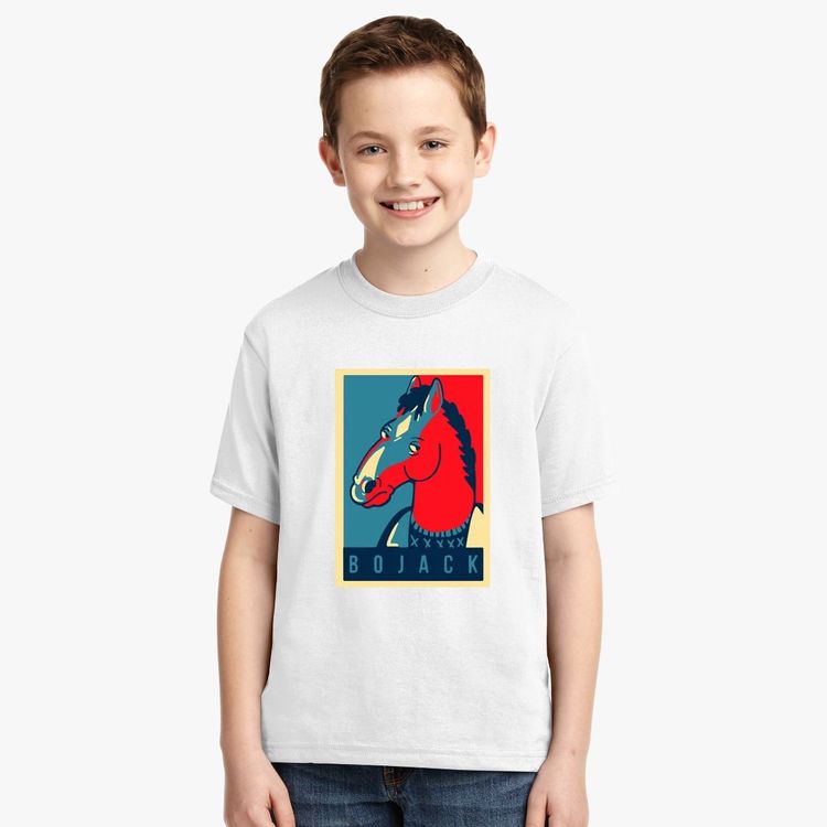 Bojack Horseman T-Shirt Donna "Escape From L.A." – Bianco, 100% Cotone, Stampa Professionale